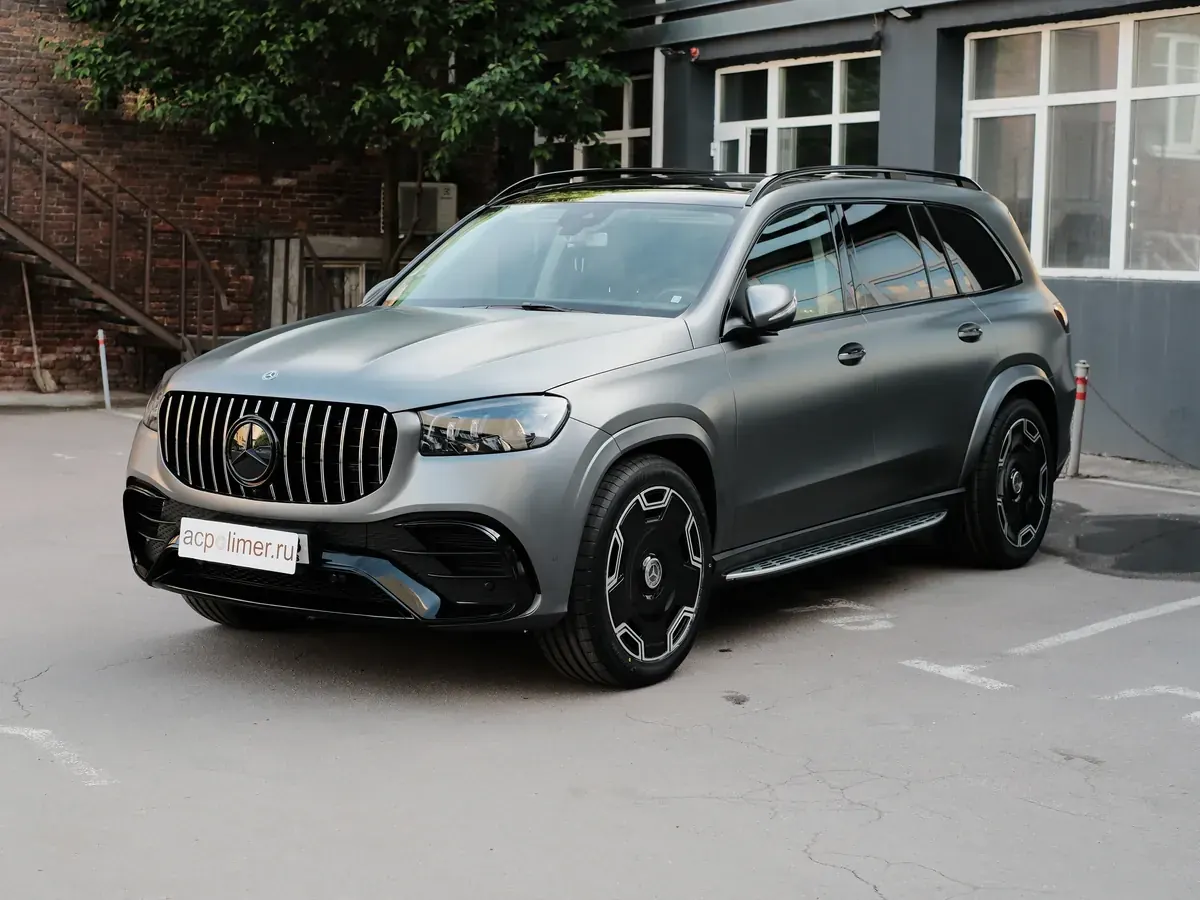 Mercedes-Benz GLS в матовой плёнке